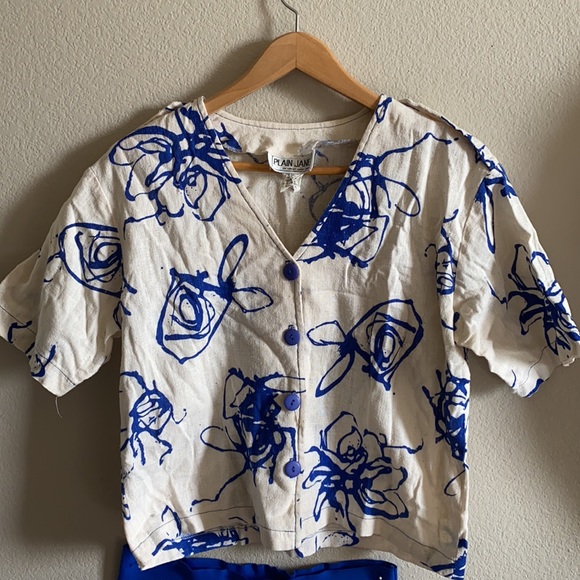 Plain Jane 2 piece cotton gauzy set - Picture 2 of 7